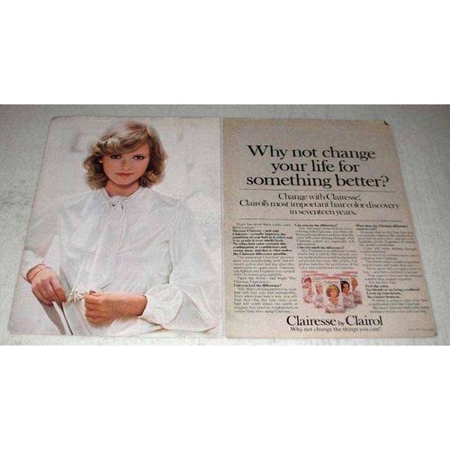 1978 Clairol Clairesse Hair Color Ad - Something Better