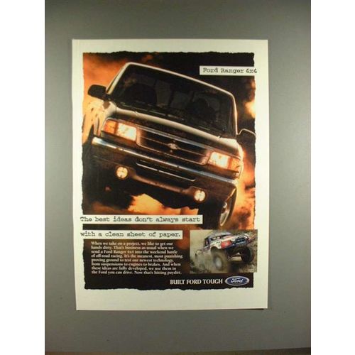 1995 Ford Ranger 4x4 Pickup Truck Ad - Best Ideas