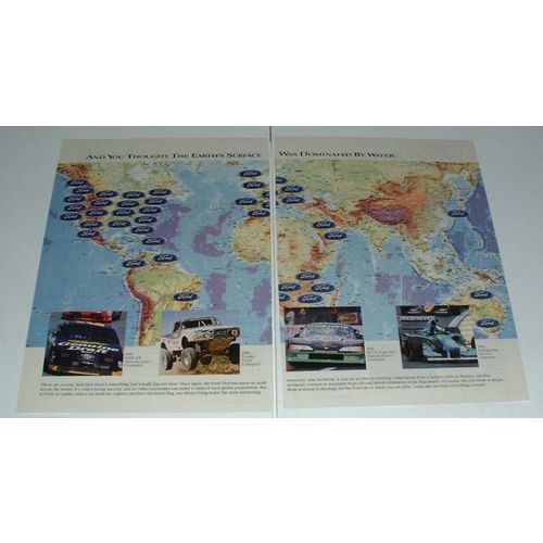1995 Ford Racing Ad - NASCAR, Truck, SCCA, Formula-one