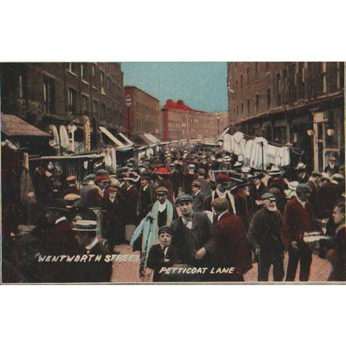 GB circa 1910 Wentworth St at Petticoat Lane Market London see others
