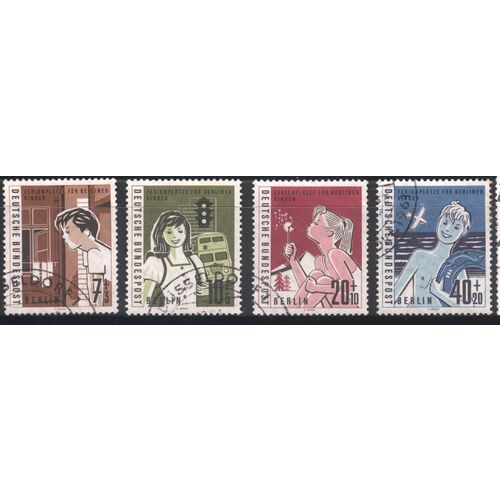 Germany 1960 - SG B188-191 - Berlin Children's Holiday Fund (set) - used