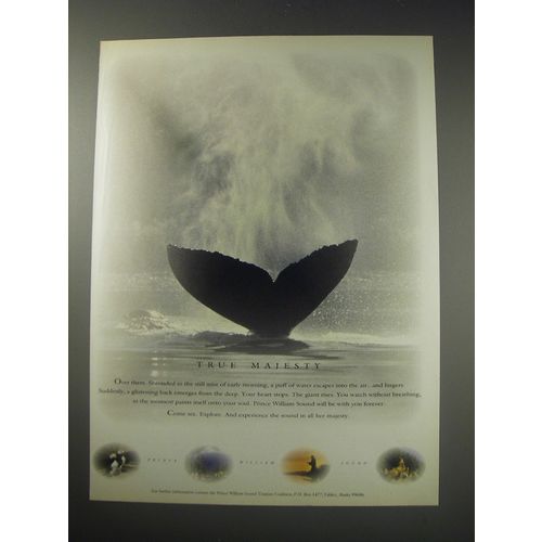 1991 Prince William Sound Ad - True Majesty