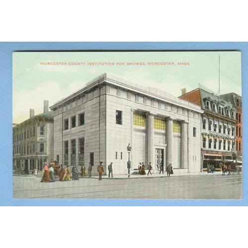 MA Worcester Worcester County Institution For Savings Street Scene Interse~1007