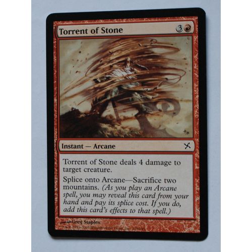 Magic the Gathering MTG CCG: Betrayers of Kamigawa - # 119 Torrent of Stone (A)