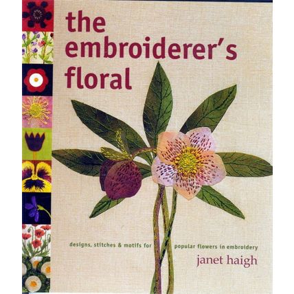 Softcover Craft Book, The Embroiderer's Floral: Designs, Stitches & Motifs