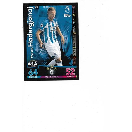Match Attax 2018/19 169 Florent Hadergjonaj Huddersfield Town