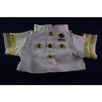 Build-A-Bear Workshop Navy Officer Dress Uniform Shirt