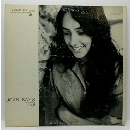 JOAN BAEZ Vol. 2 Vanguard LP Vinyl Album 1961 VRS-9094-B (P3)