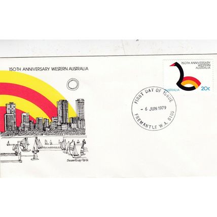 Australia 1979 Western Australia FDC Freemantle Cancel Unaddressed VGC