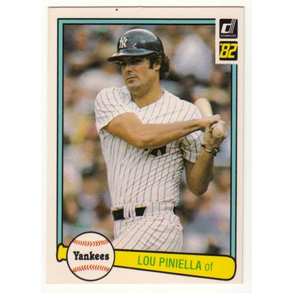 1982 Donruss baseball card 135 Lou Piniella