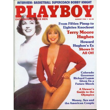 Playboy Magazine-August 1984-Terry Moore Hughes