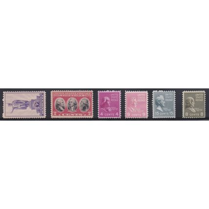 808 4c James Madison Fine Plus MNH VA0816c