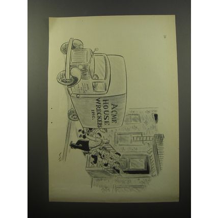 1950 Cartoon by Syd Hoff - Acme House Wreckers inc.