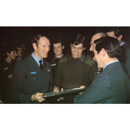 Prince Andrew Receives Parachute Wings at Brize Norton Postcard