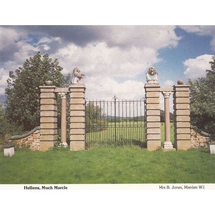 Hellens Much Marcle Herefordshire Real Photo Postcard