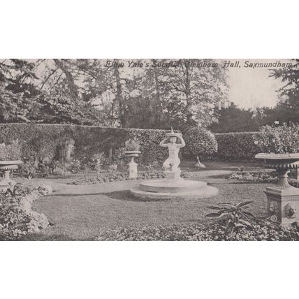 Sundial Glemham Hall Saxmundham Suffolk Antique Postcard
