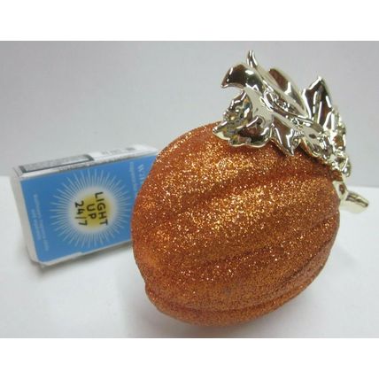 Bath & Body Works Wallflower Diffuser Plug-in Light-Up orange Glitter Pumpkin