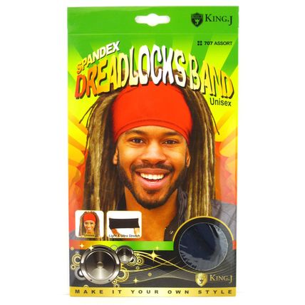 KING.J UNISEX SPANDEX DREADLOCKS BAND (707 & 708)