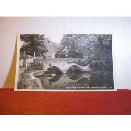 OLD MILL & NORMAN BRIDGE, CHRISTCHURCH, Dorset unused postcard RP by Nigh =