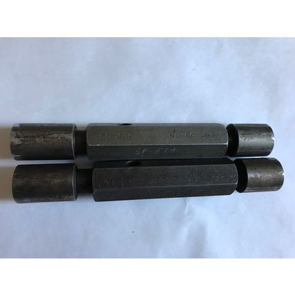 LOT THE PIPE MACHINERY GO NO GO PLUG GAGE .919,.923,.915,.917,SA
