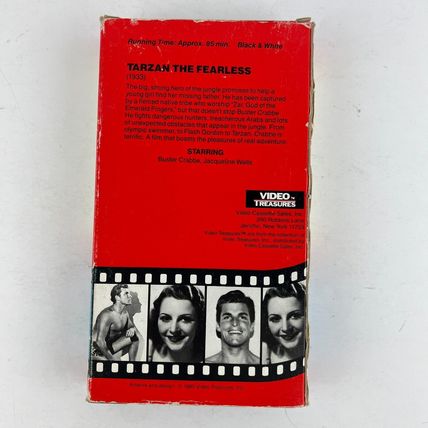 Tarzan the Fearless VHS Video Tape 1933 Buster Crabbe