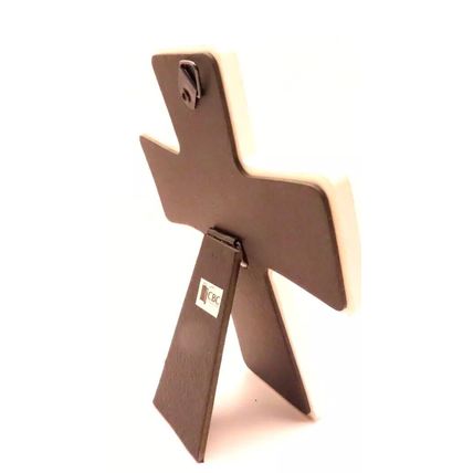 Lord Cross Shaped with Verse Plaque Porcelain Freestanding Christianity Gift