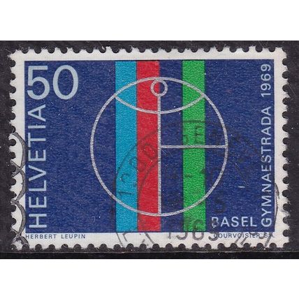 Switzerland 1969 Gymnaestrade 50c Fine Used SG 770 VGC
