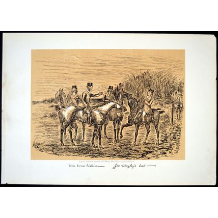 UNE BONNE HISTOIRE JOE WAGLEY’S LAST 1886 George Finch Mason - VICTORIAN PRINT