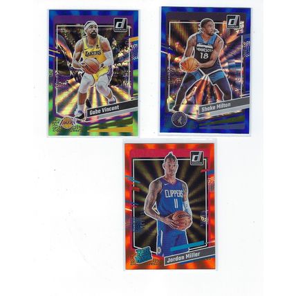 2023-24 DONRUSS: LASER: ORANGE, BLUE, BLUE-GREEN LOT