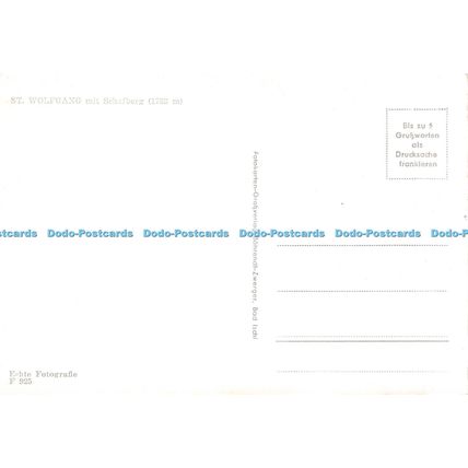 D024290 St. Wolfgang mit Schafberg. RP. Grossverlag