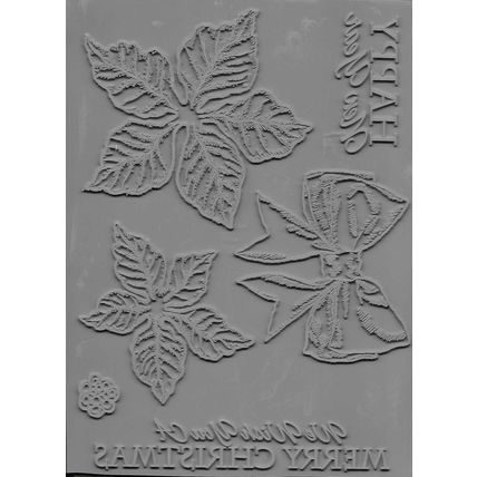 Sheena Douglass. Perfect Poinsettia Stamp Set. Stamping Cardmaking Scrapbooking