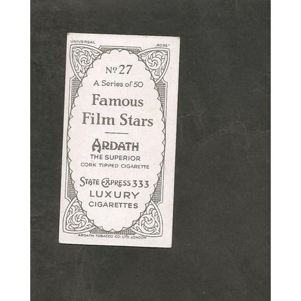 Ardath Famous Film Stars 1934 #27 Charles Laughton