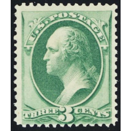 207, Mint NH 3¢ Post Office Fresh! SCV $260 - Stuart Katz