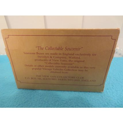 Southport Lancashire Collectable Souvenir Bus Special Edition Made In England