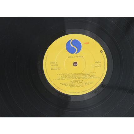 MADONNA LIKE A VIRGIN VINYL LP.