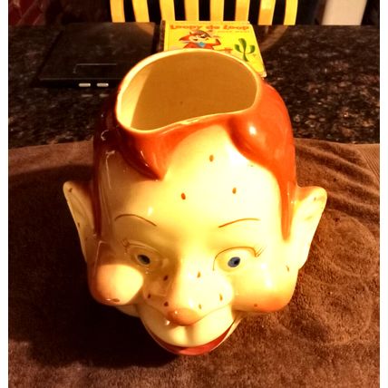 Old Vintage Original Purinton Cookie Jar Howdy Doody 8" Tall 1940/50s