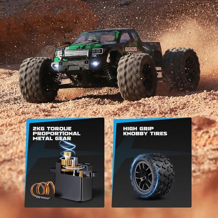 HAIBOXING 1:18 Scale All Terrain RC Car 18859, 36 KPH High Speed 4WD Electric Ve