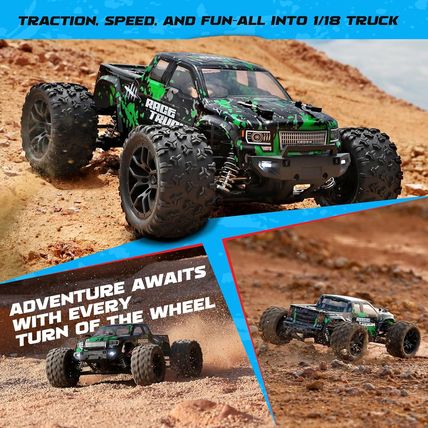 HAIBOXING 1:18 Scale All Terrain RC Car 18859, 36 KPH High Speed 4WD Electric Ve