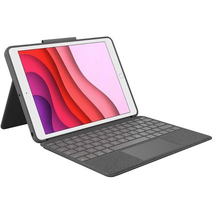 Logitech Combo Touch for Ipad (7Th, 8Th and 9Th Generation) Keyboard Case with T