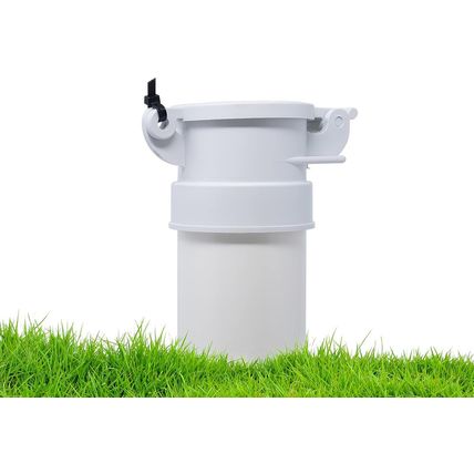Footloose 4" Sewer Cap for RV Sites/Campgrounds | Odorless, Self-Closing, Easy t