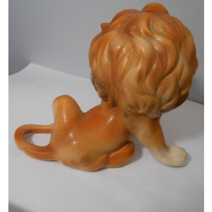 Josef Originals Sitting Lion Sad Eyes Figurine