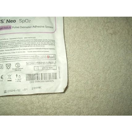 Masimo set 2329 LNCS Neo SpO2 Neonatal/Adult Pulse Oximeter Adhesive Sensor