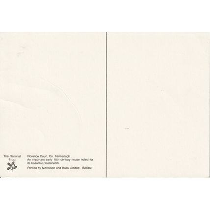 Unused N. Ireland Postcard - Florence Court, Co. Fermanagh 2