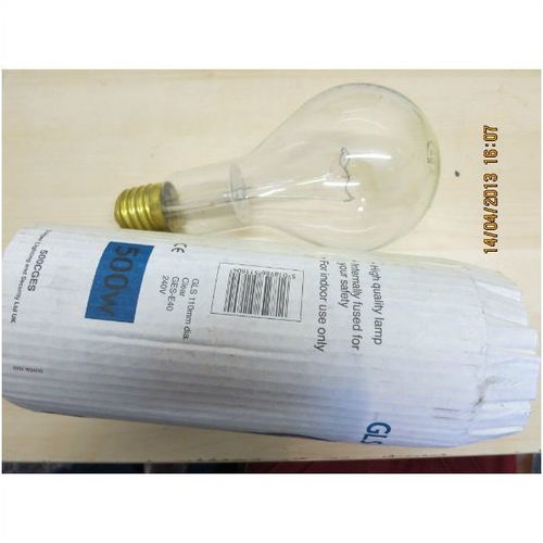 GLS Light Bulb 500w 240v Clear