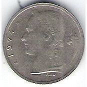 BELGIQUE 1 FRANC 1974
