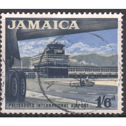 Jamaica 1964 - SG227 - 1s.6d - Palisadoes International Airport - used