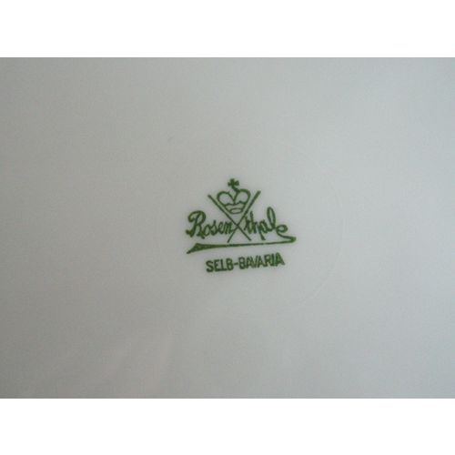 Bavarian Rosenthal Plain White Plate