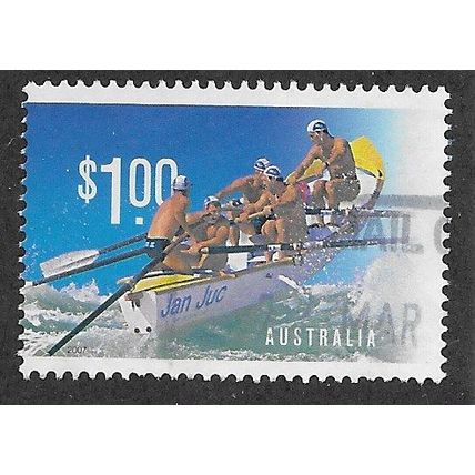 AUS 2007 $1.00 'YEAR OF THE SURF LIFESAVER ' FINE USED (EBID66-662)