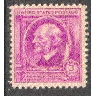 861 3c Ralph Emerson Fine MNH Q7341
