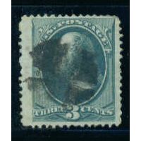 Used 158 3c George Washington Just Clears M00088